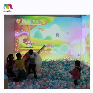 কিডস কেয়ার সেন্টার ইন্টারেক্টিভ গেমস প্রজেকশন সফটওয়্যার মজা ইনডোর খেলার মাঠ